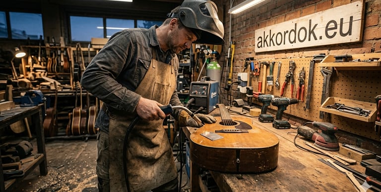 Gitárszervíz - gitár hibák