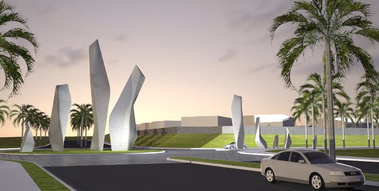 Boulevard Las Piedras, Puerto Rico, Taino, Urban Sculpture