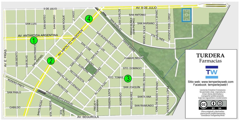 Farmacias en Turdera