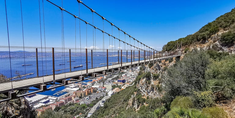 Gibraltar Windsor Suspension bridge