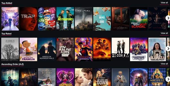 Películas de estreno y de todas las plataformas