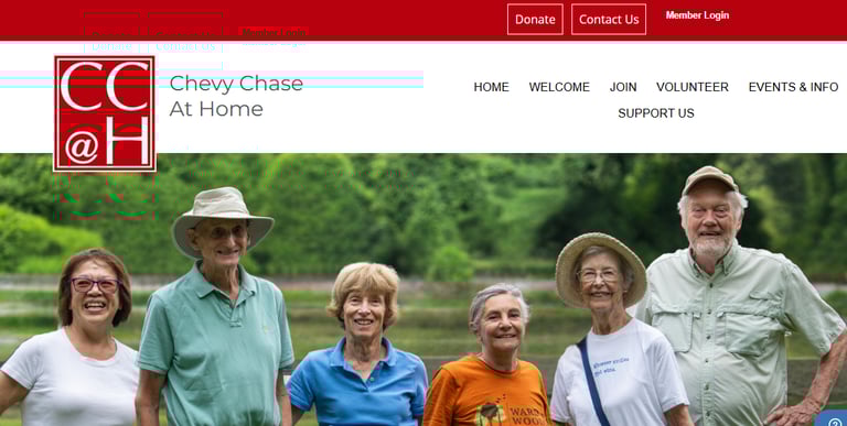 Chevy Chase At Home Website Homepage