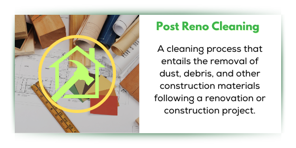 Post-renovation and post-construction cleaning service 