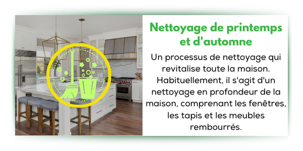 nettoyage de printemps et d'automne