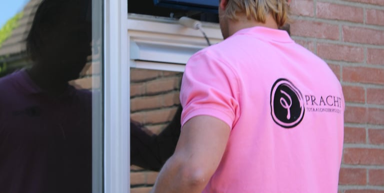 Een professionele schilder