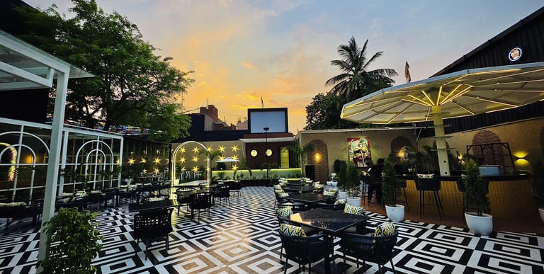 Large Outdoor Space with projector at The Singh Saab Jamshedpur