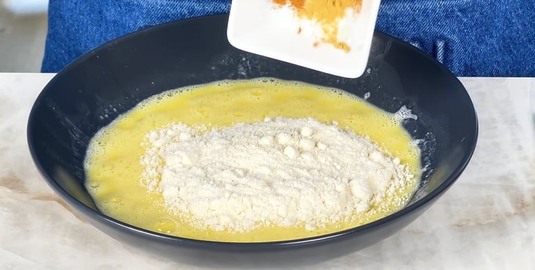 Add coconut flour, cinnamon, ginger and stir