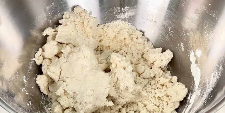 Knead everything together until not sticky