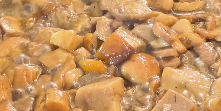 Sauté the mushrooms