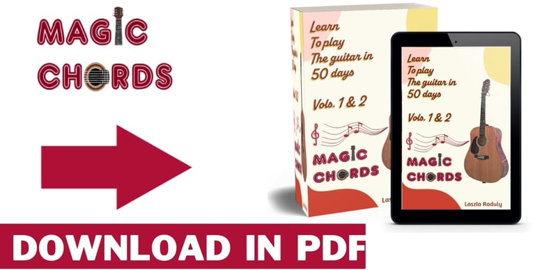 Essential Chords for Beginners: Learn to play the guitar in 50 days!
