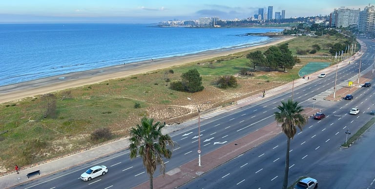 Panorama del lungomare e della costa di Puerto Vallarta