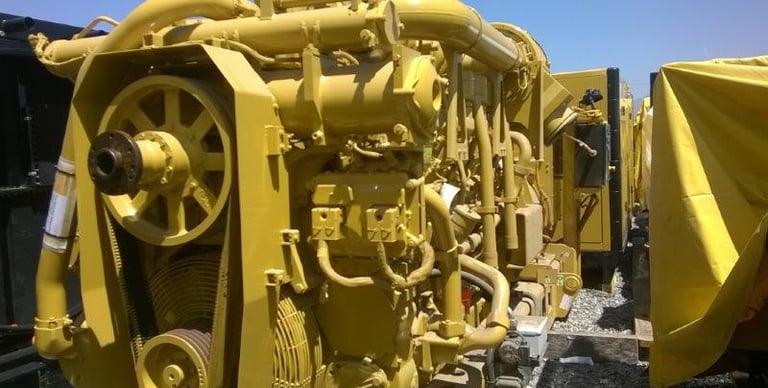 Surplus Caterpillar 3512B, 1200kW, 600v. 50 Hz