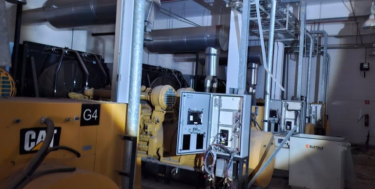 3616B, 13,800v. 60 Hz. Diesel Generators