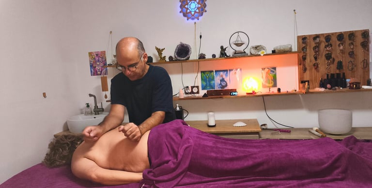 Massage Le Nomade, modelage bien-être Energy Terre Happy Lherm