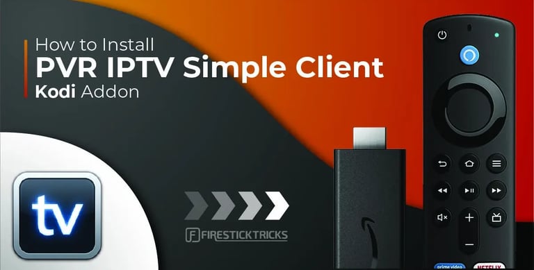 how to install iptv on kodi PVR client