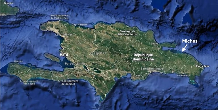 Où se trouve Miches, en République dominicaine ?