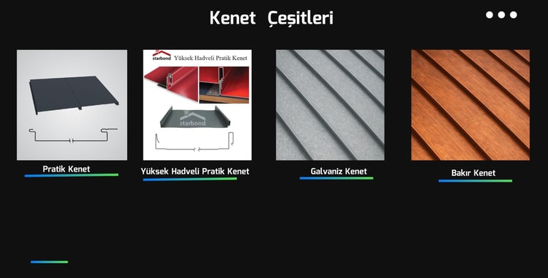 Kenet Çeşitleri