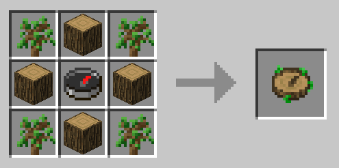 Crafting Recipe for Nature's Compass