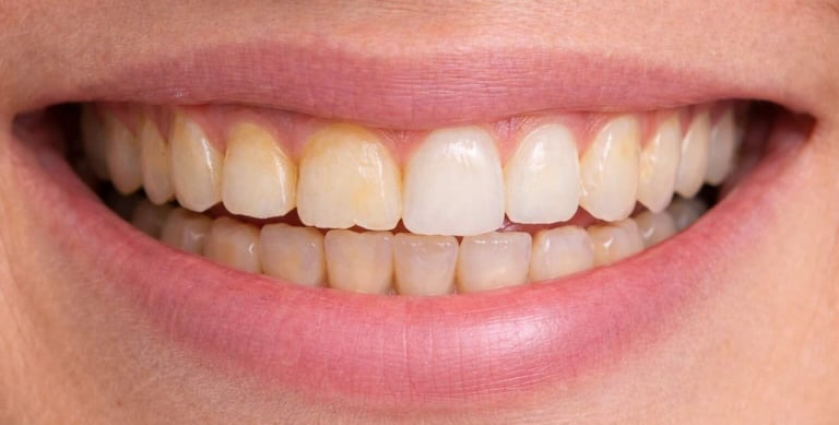 smile maleover before