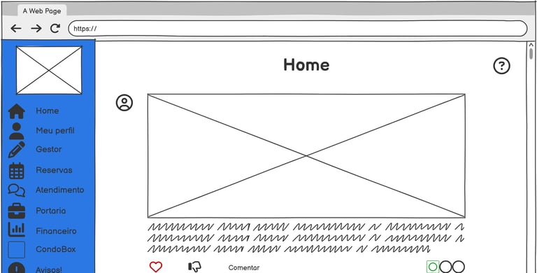 Wireframe da Future CITH