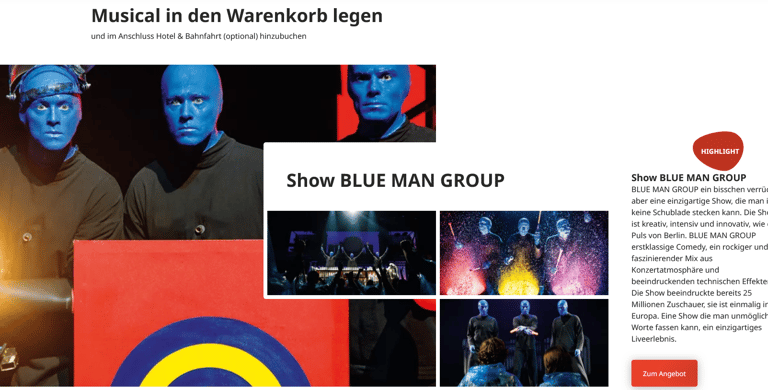Ameropa Blue Man Group Berlin