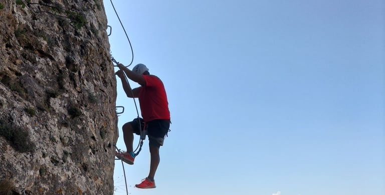 qué es una vía ferrata