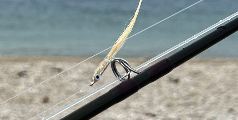 UV resin minnow fly