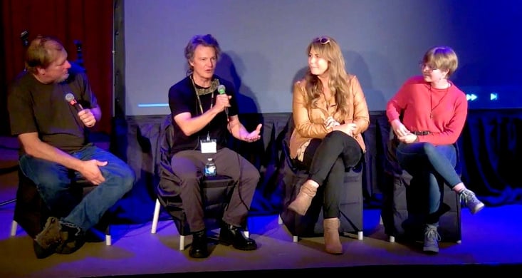 Image of Alan Fraser with Todd Long, Natalia Noriega, and Sophie Rhiannon Long