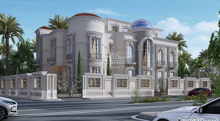 واجهات طراز كلاسيك من ارقي التصاميم واحدث الافكار