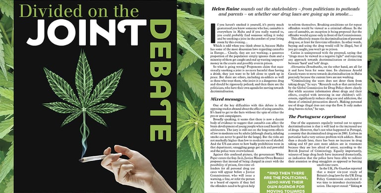 magazine design pink malta