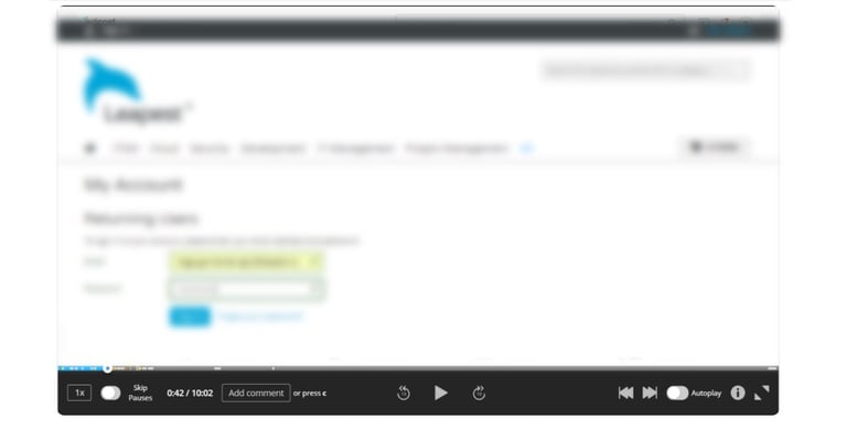 blurred out recording of the mvp product marketplace