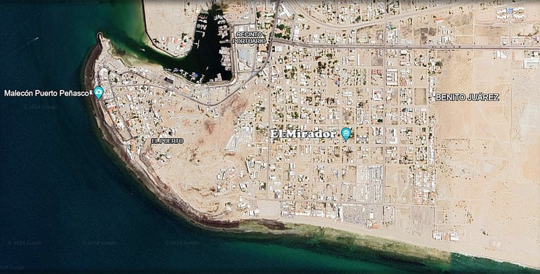 Puerto Penasco Mirador Map