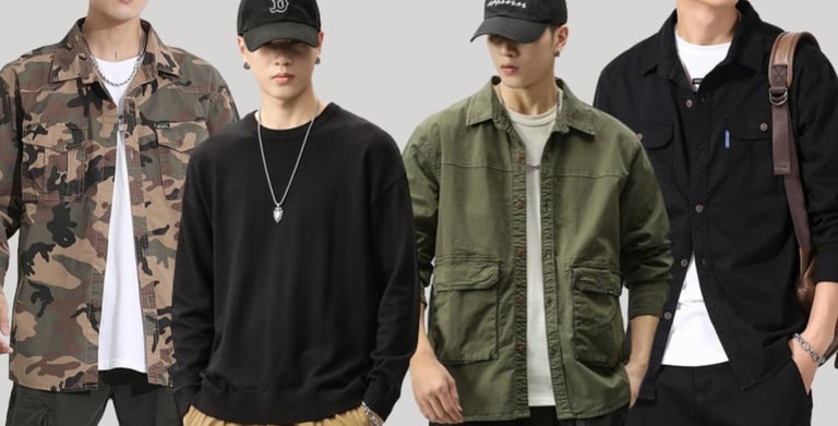 a group of men wearing hats and jackets