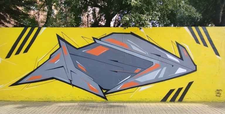 Mes Ink, letras, spray, graffiti, muros, pintura