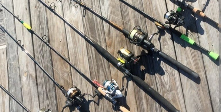 fishing poles