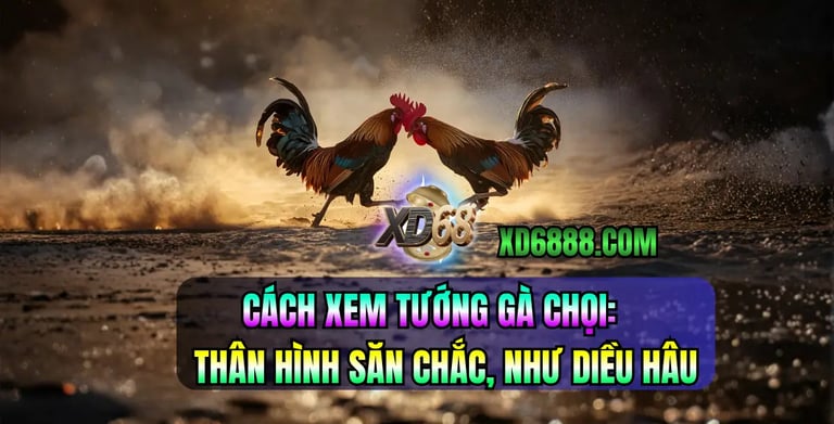 Cách xem tướng gà chọi qua thần thái và dáng vẻ