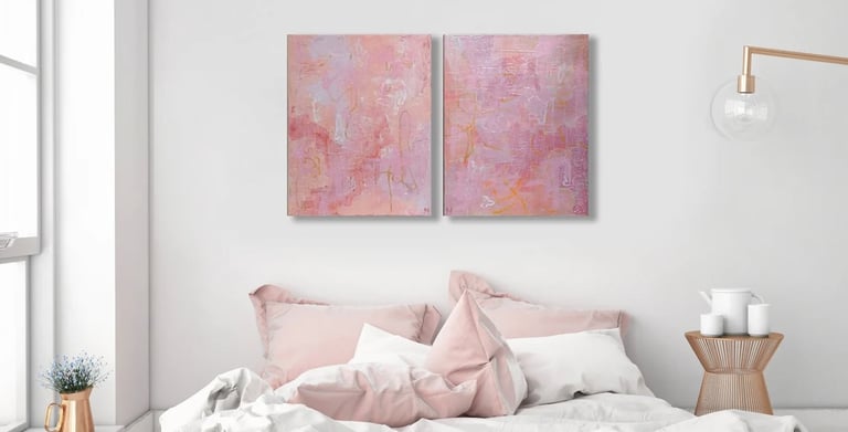 "Double Pink'' 32x20 Pensacola Home Studio