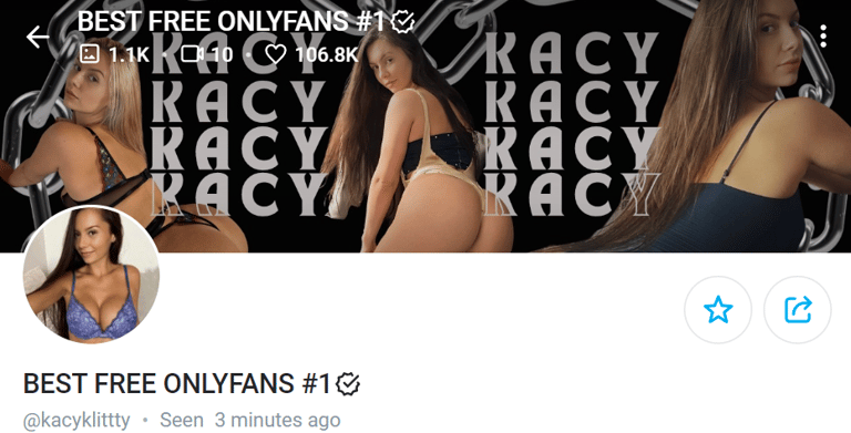 kacyklittty OnlyFans creator