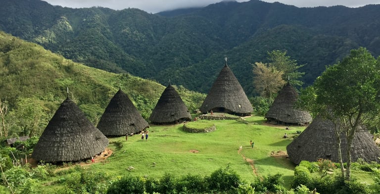 traditional village wae rebo Indonesia