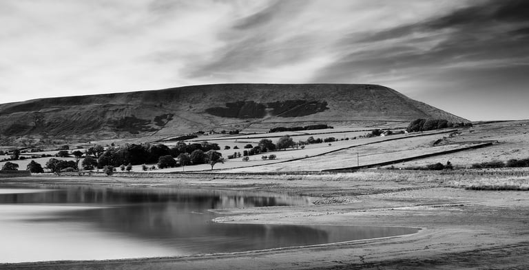 black and white photographs of the landscape