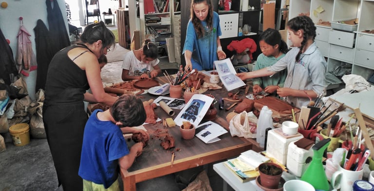 Talleres niños. Cerámica La Casa de Las Arañas