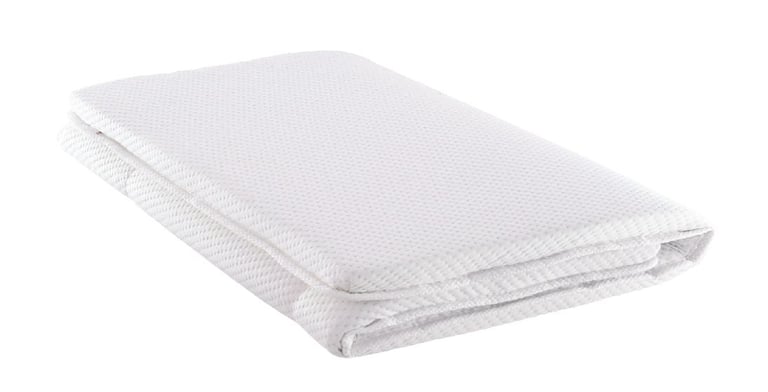 MIANS SOLUTIONS 7-zone memory foam topper: heat-dispersing breathable fabric for ergonomic spine