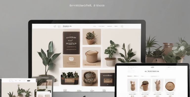 A vibrant workspace with colorful sketches and digital design tools in use.