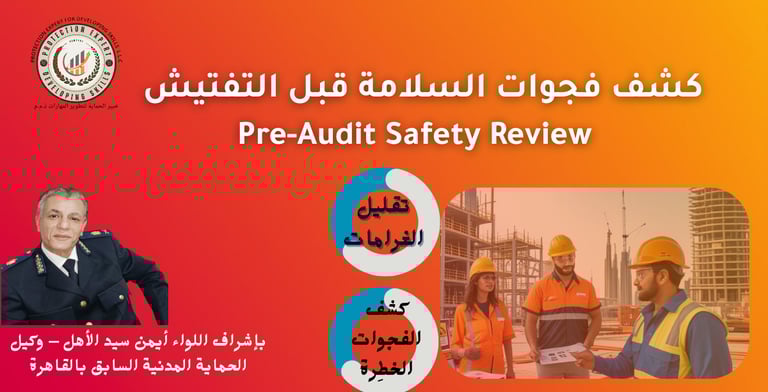كشف فجوات السلامة قبل التفتيش - pre-audit safety review
