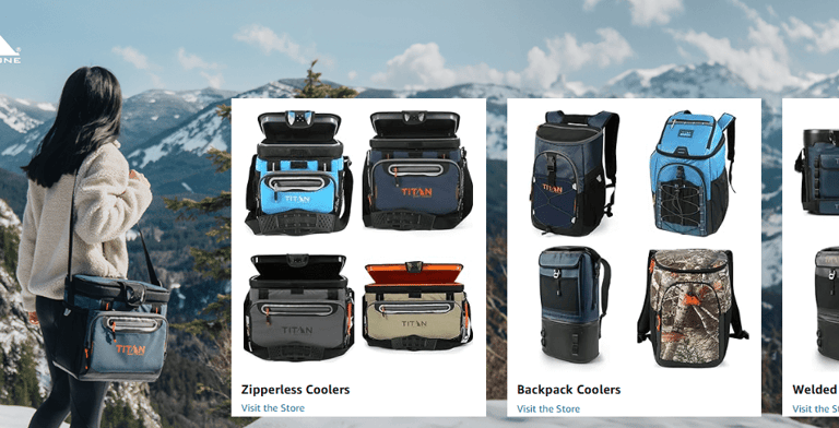 Titan Deep Freeze Zipperless Cooler, one of the best soft coolers 2025, perfect for portable use 