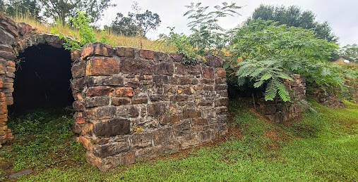 Chickamauga, GA - The Cook Ovens were bee hive shaped with a hole on top to let gas/tar escape
