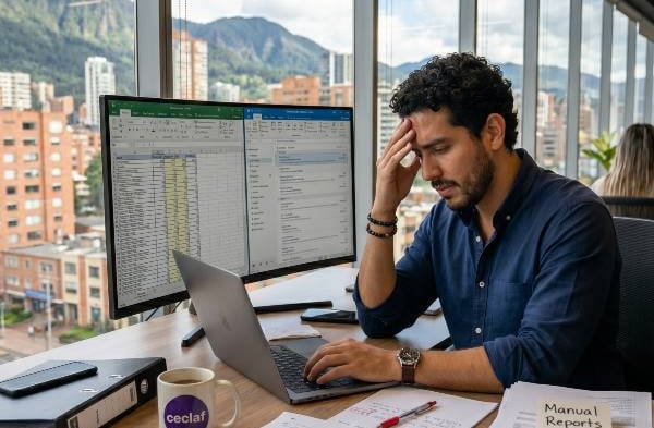 Profesional que no usa la IA para multiplicar su productividad