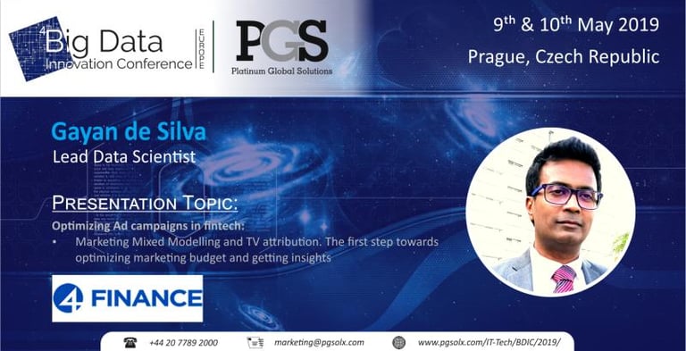 Conference talk, Big data, AI and ML. Gayan de Silva, Ph.D.