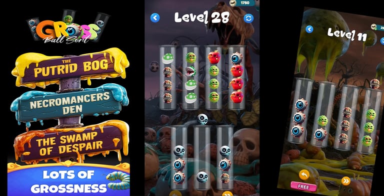 Gross Ball Sort Game