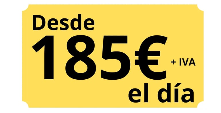 furgoneta con cesta elevadora desde 185€ el día